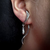 Coiled snake earrings - Modulable snake earrings