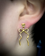 Death by Ribbons Earrings - Uneven X Olivia Faust - Ready to Ship