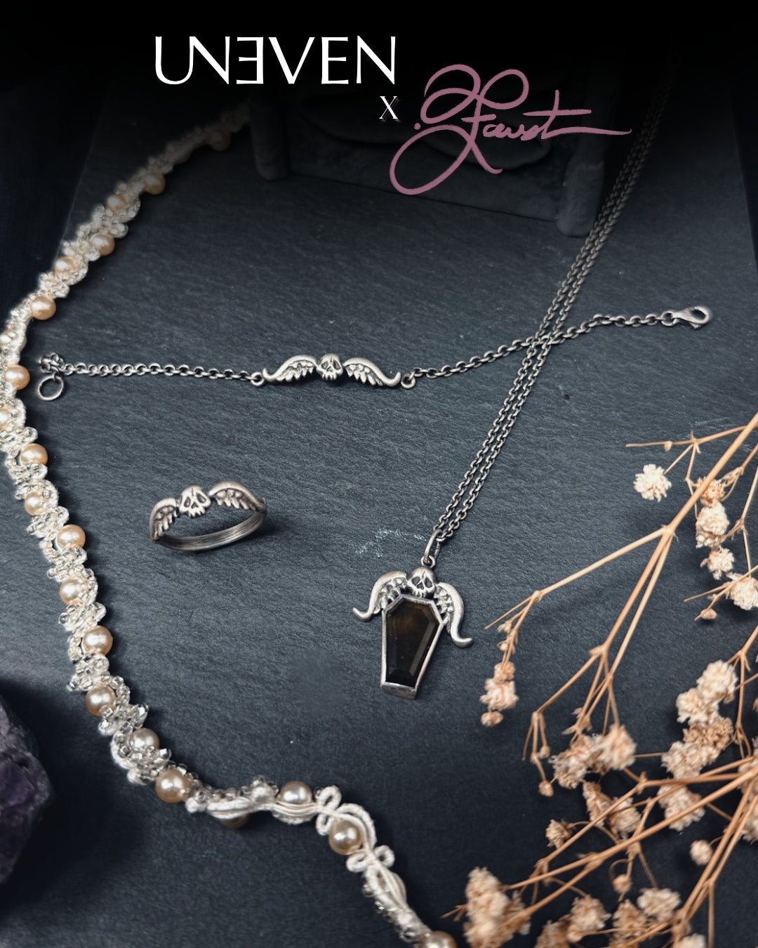 Eternal Mourning Bracelet - Uneven X Olivia Faust