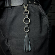 O-Ring Leather Bag Charm & Keychain