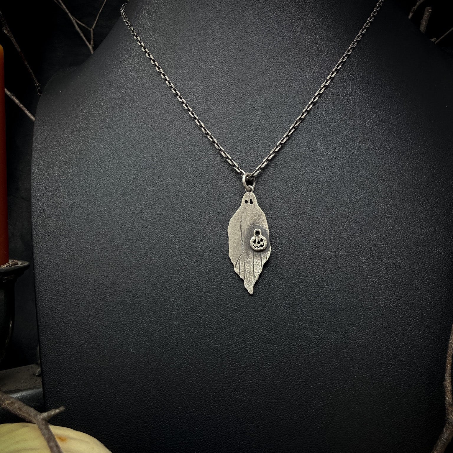 Pumpkin Ghosts Pendant