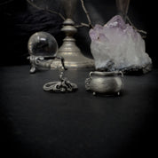 Cauldron & Smoke Set - Witchy Silver Ring