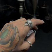 Cauldron & Smoke Set - Witchy Silver Ring