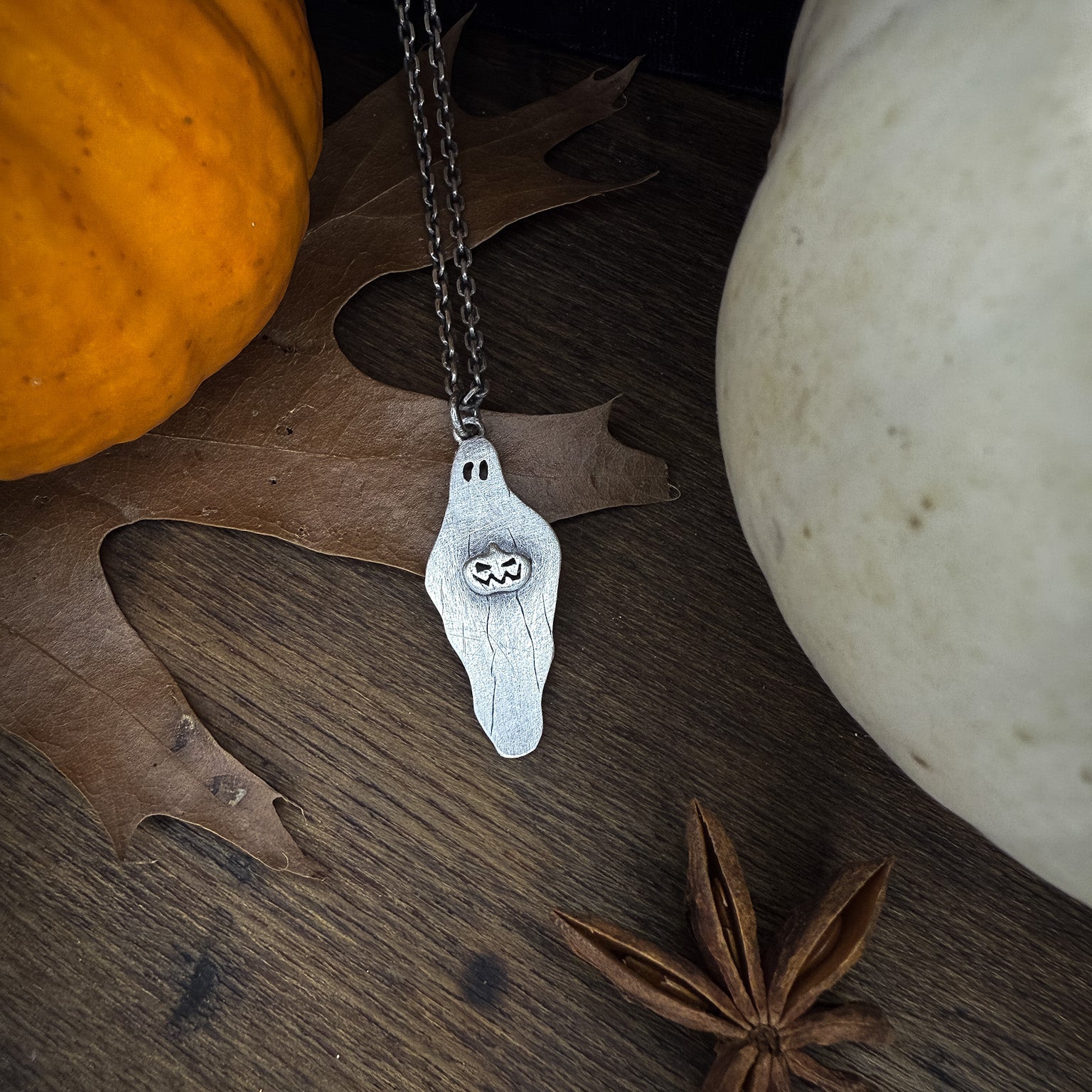 Pumpkin Ghosts Pendant
