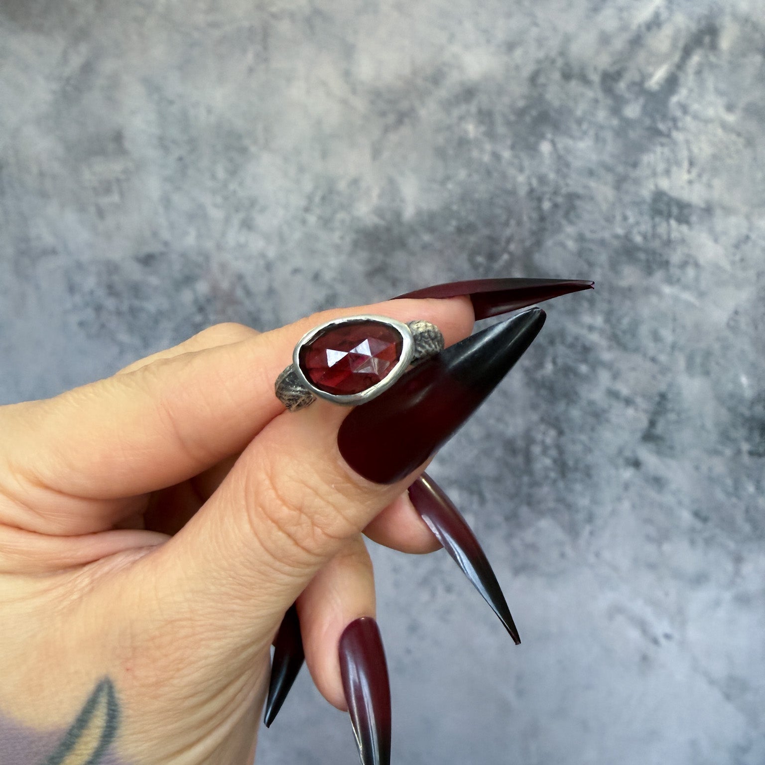 Devotion Ring - Garnet - Size 7