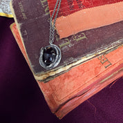 Heartbound pendant - garnet - OOAK