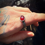 Devotion Ring - Garnet - Size 7