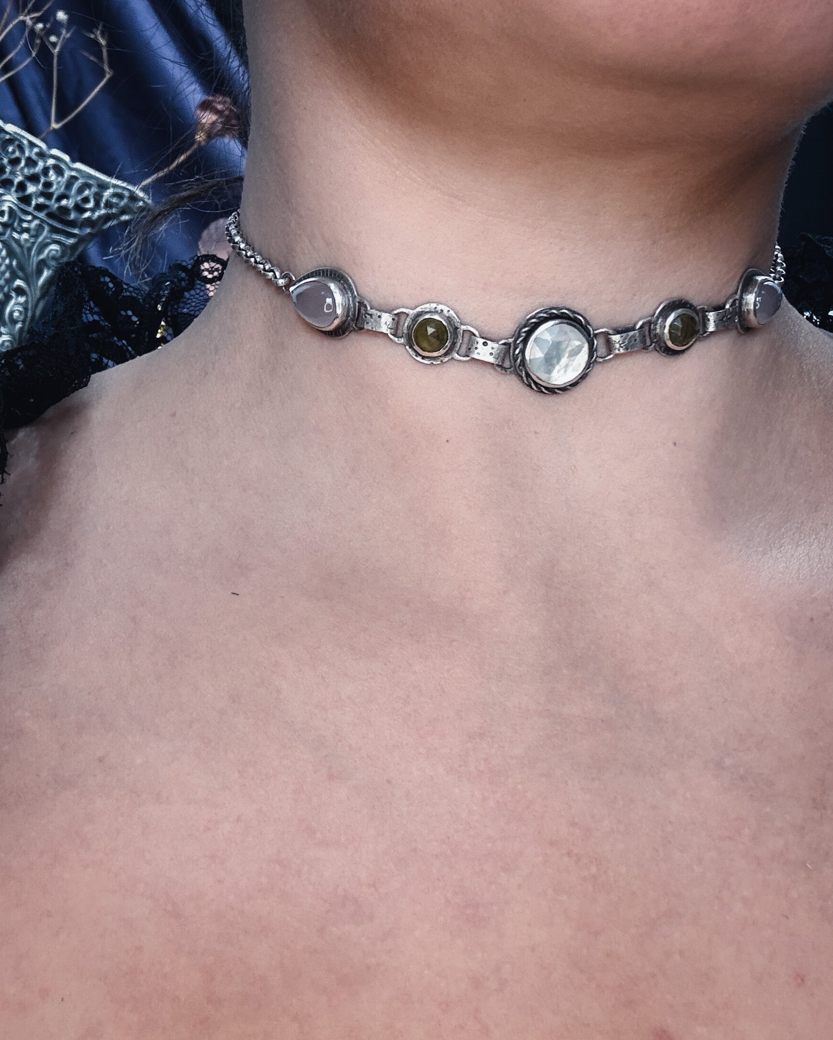 Ethereal Seance Choker Necklace UNIQUE - Uneven X Olivia Faust
