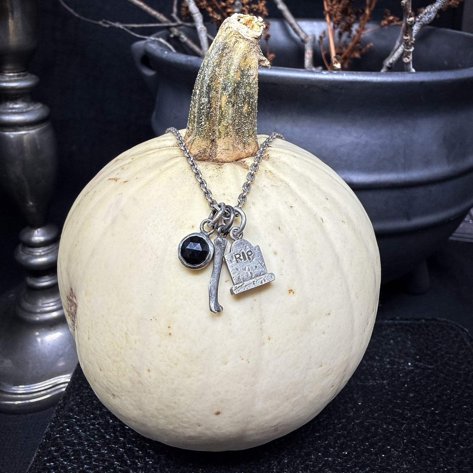Gravestone Charm | RIP headstone