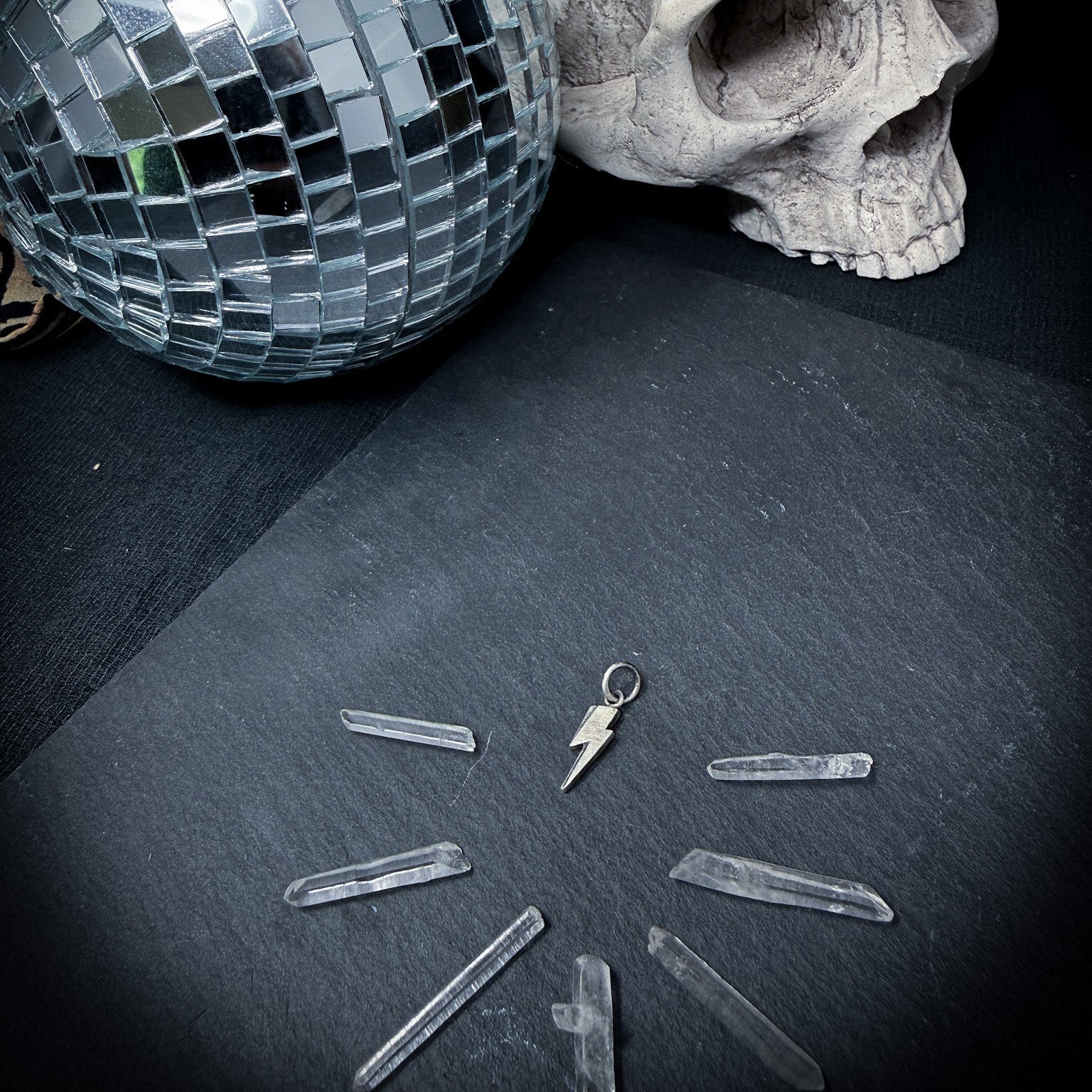Ziggy Charm |  Lightning Bolt Charm in Sterling Silver