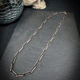 Chunky Paper Clip Chain - Sterling silver