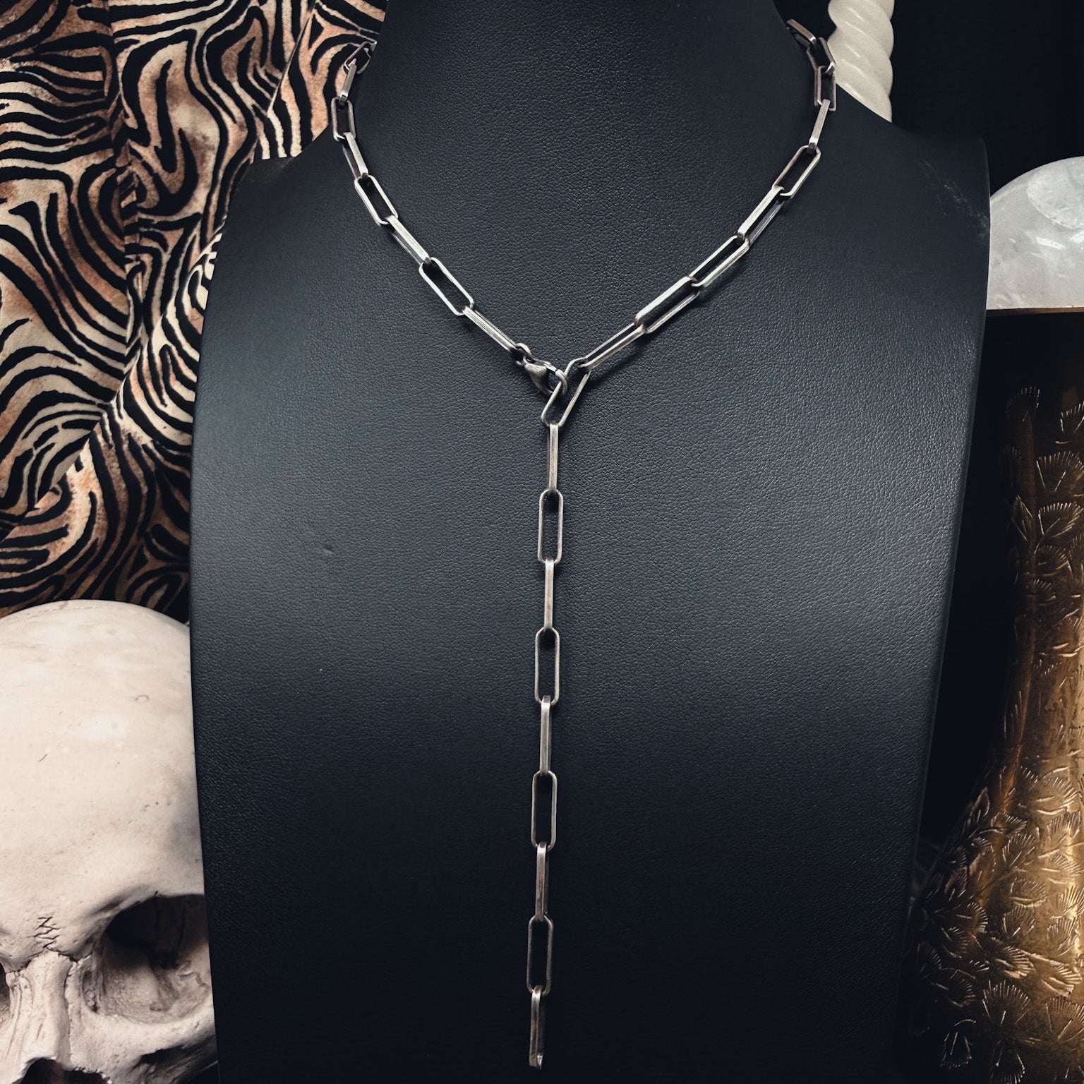 Chunky Paper Clip Chain - Sterling silver