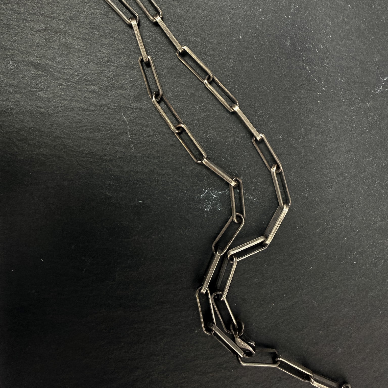 Chunky Paper Clip Chain - Sterling silver