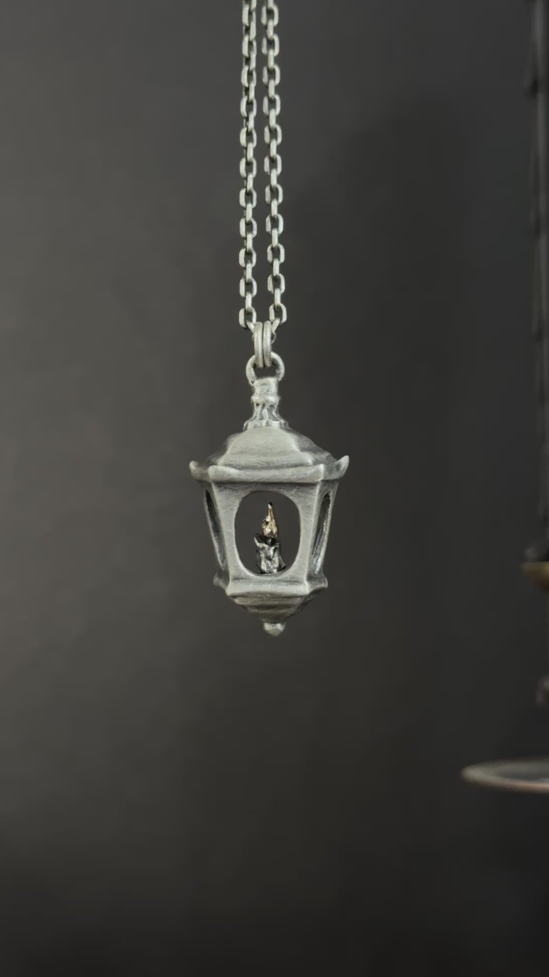 Midnight Society Lantern Pendant Necklace