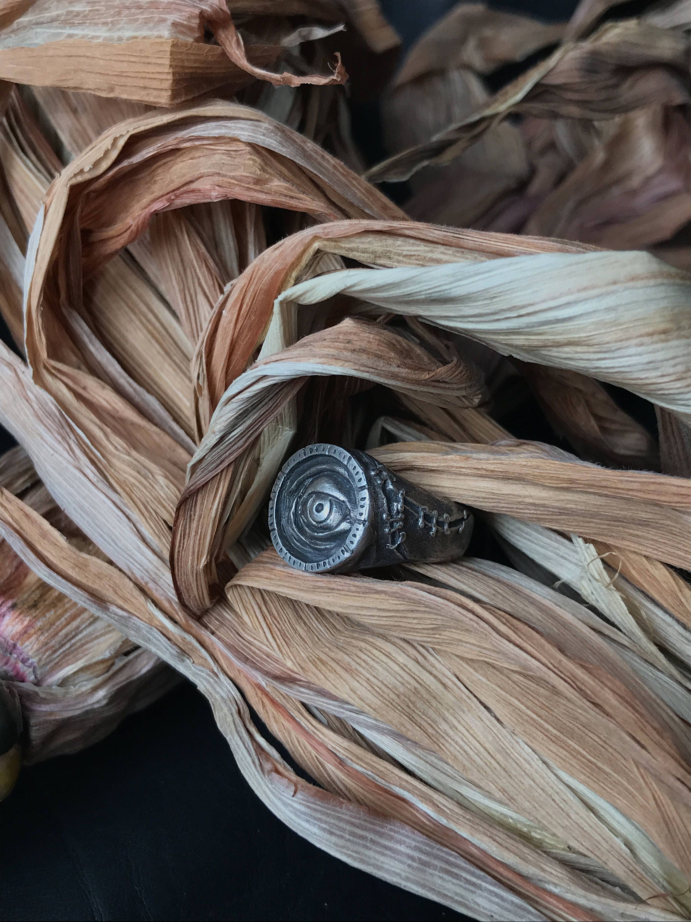 Witchy Eye Signet Ring - Eye Put a Spell on You - Ready to Ship