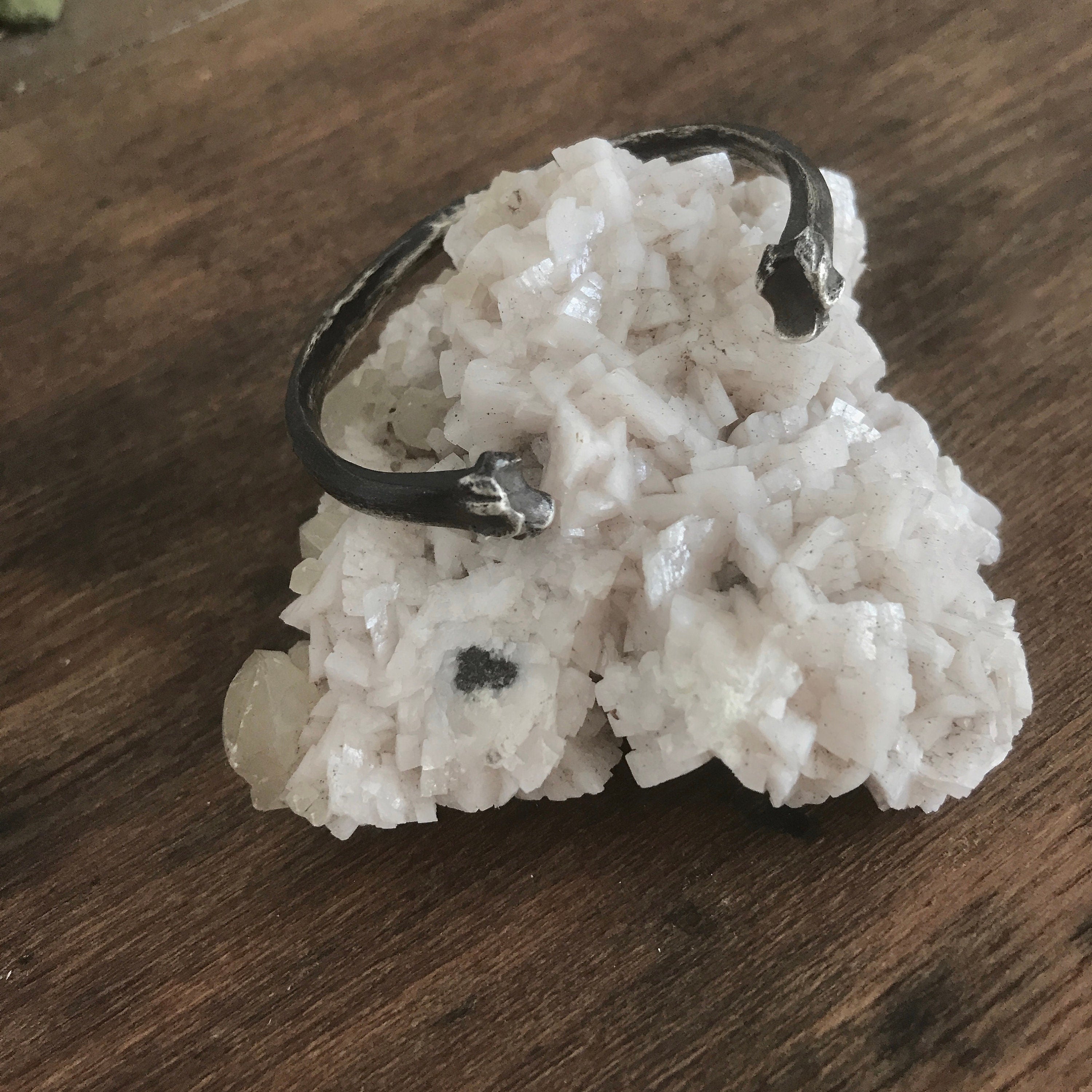 Cat Bone Cuff Bracelet
