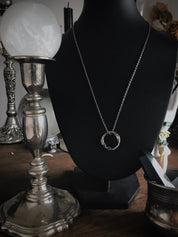 Mini Dangling Ouroboros Pendant Necklace - Ready to Ship