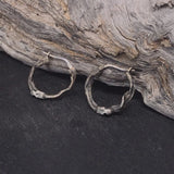Mini Ouroboros Hoops Earrings