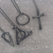 Uneven Small Signature Pendant Necklace - Ready to Ship