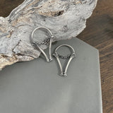 Bones and Chains earrings - ear weigths