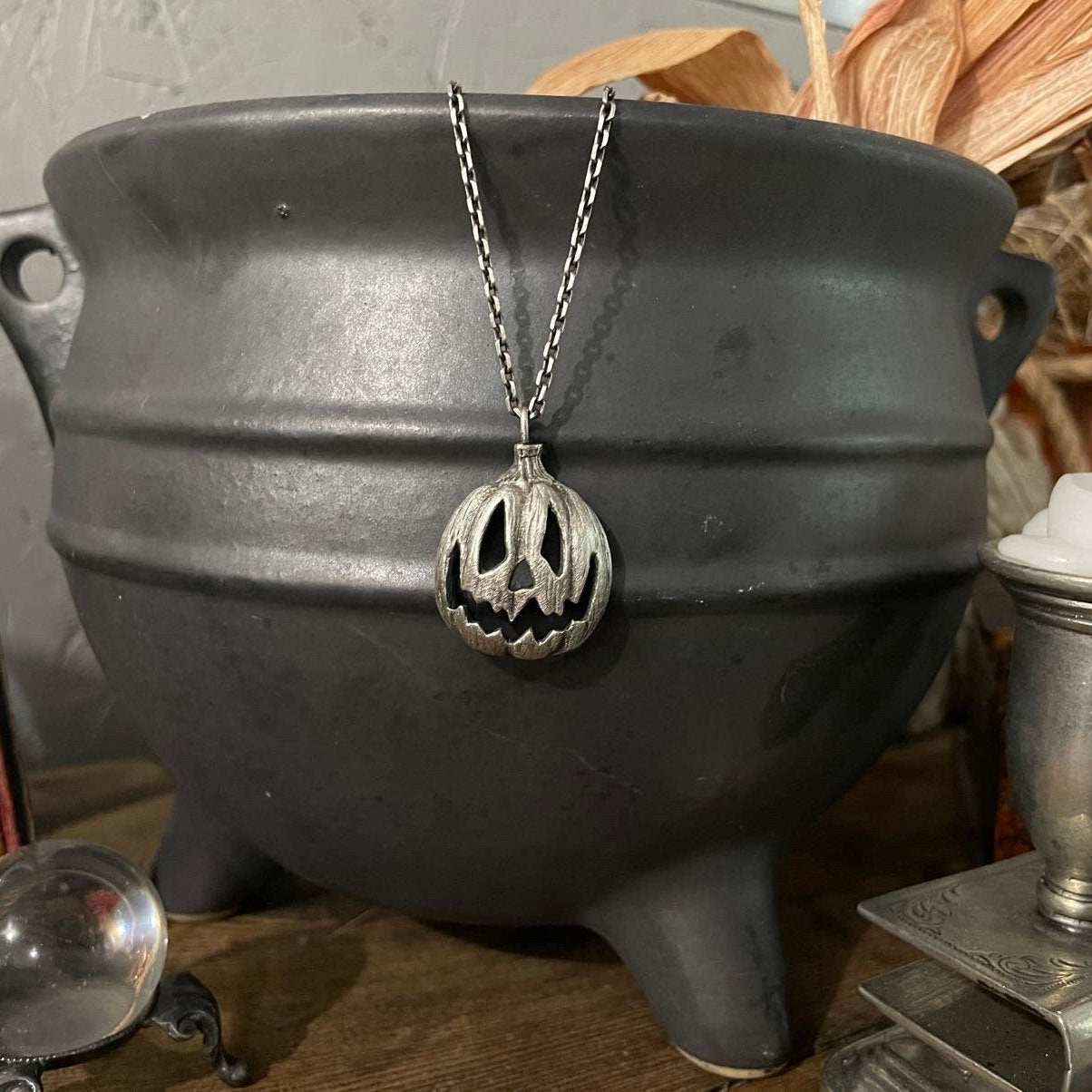 Big Jack-O Pumpkin Pendant Necklace - Limited PreOrder