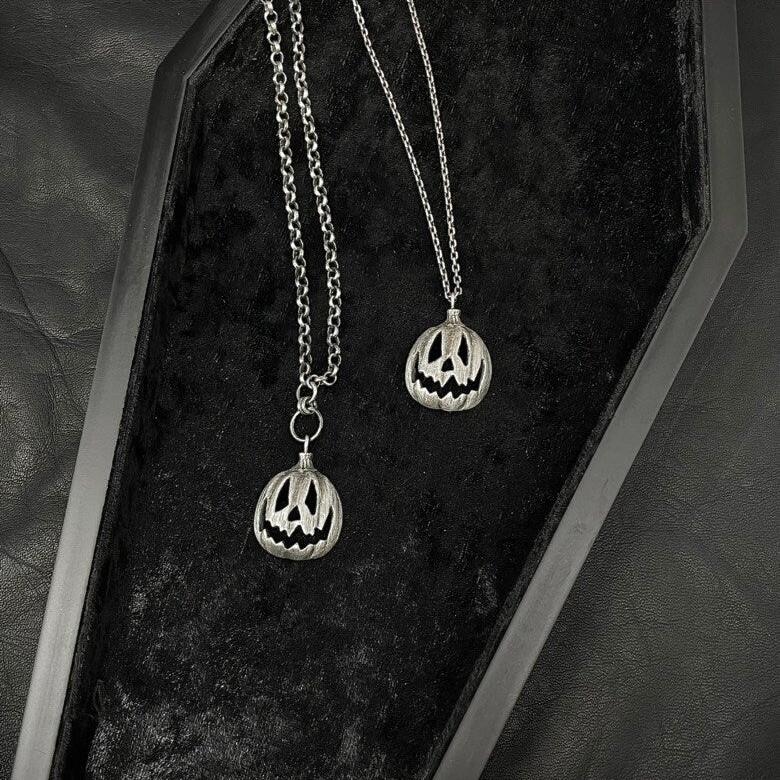 Big Jack-O Pumpkin Pendant Necklace - Limited PreOrder
